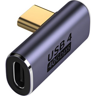 HOHOO Type-C TO Type-C 直角遊戲連接 Steam Deck 筆記型電腦轉接頭 B型, 19.2mm, 混合顏色, 1個