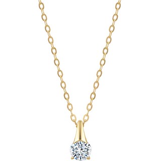 semijuwelry 女用 14k Deurang 方晶鋯石墜飾 白色方晶鋯石 + 購物袋