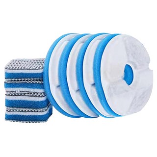 딩동펫 반려동물 슬라이드 스텐 투명 정수기 전용 필터 원형 + 사각 세트, 4세트