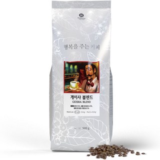 McNulty Coffee 藝伎混合咖啡豆, 500g, 1包, 無研磨咖啡豆