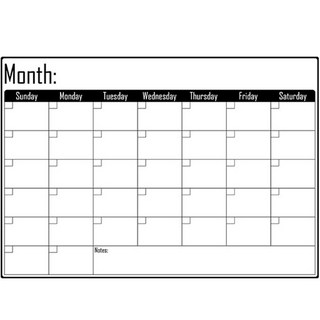 해리즈 완구 자석 메모보드 세트 달력플래너 월간블랙화이트