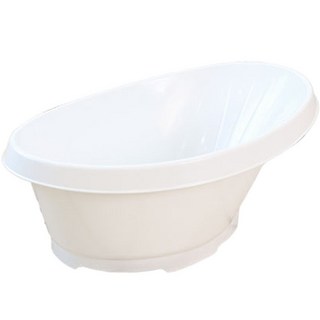올유리빙 타원 아기 유아욕조, 화이트