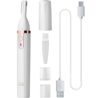 바비온 USB 충전식 전동 눈썹 정리기, EBC-102, 로즈골드
