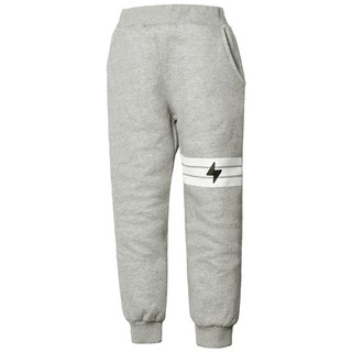 Uravi 兒童用Burberry條紋刷毛束口褲