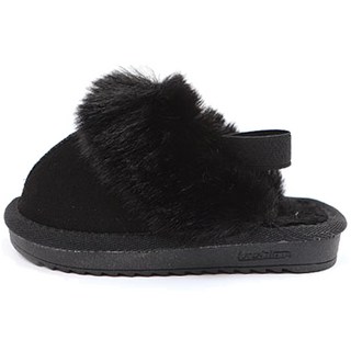 Luluchu 嬰幼兒用 餅乾鬆緊帶 刷毛防寒鞋 BW158