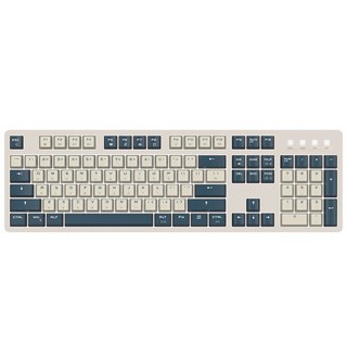 마이크로닉스 WIZMAX 4세대 PBT 유선 일반형 키보드, 피코크그린, W101P, 광축