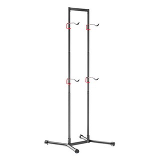 vonjean 自行車室內收納架 站立式 4層, 黑色, 1個