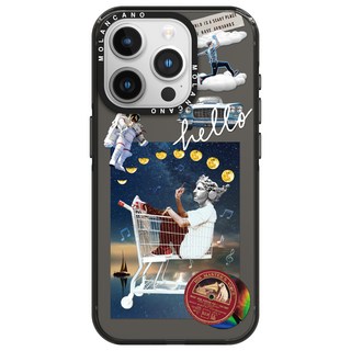 모란카노 레인보우 콜라주 휴대폰 케이스 우주