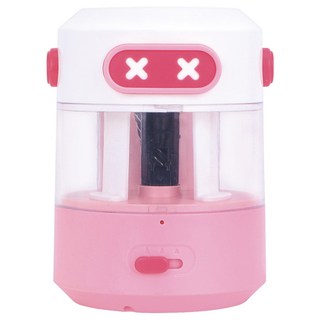 LUDA 你好機器人 自動削鉛筆機, 粉紅機器人, 1個