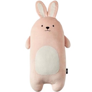 Modern House 柔軟觸感兔子長抱枕安撫娃娃, 粉紅色