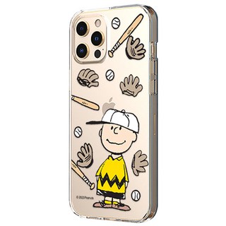 史努比棒球透明果凍手機殼