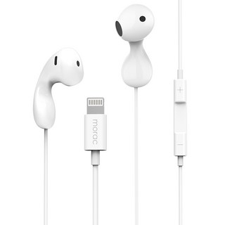 morac Glen Lobe Lightning 8-pin 開放式耳機, MR-GLAN04, 白色