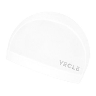Vekl 彈性纖維泳帽 SN808-WH, 1個, 白色(SN808-WH)