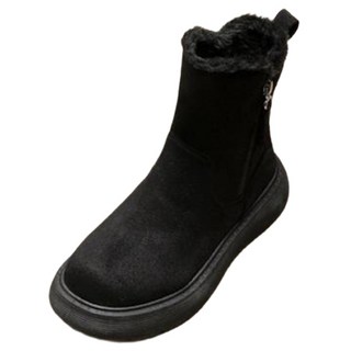 Elsso 女款皮革雪靴