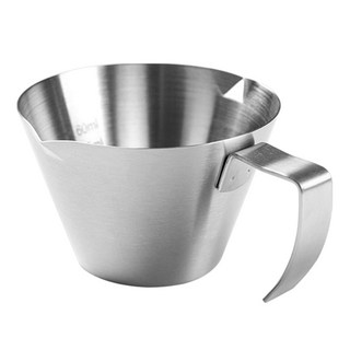 KALDIN 雙流嘴不鏽鋼義式濃縮咖啡杯 110ml, 銀色, 1個