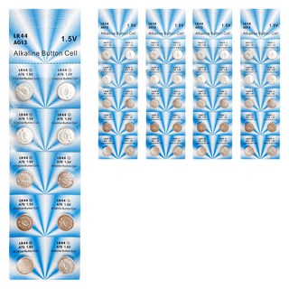 PARTYSHOW 鈕扣電池 LR44, 10入, 5個