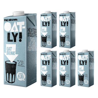 OATLY 原味燕麥奶, 1L, 6瓶