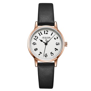 JULIUS 聚利時 手錶 女錶 腕錶 女士手錶 皮革手錶 皮革錶帶 女友禮物 日常單品 JA-1234