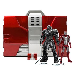 MARVEL 漫威 鋼鐵人裝甲箱 + MK5 + 鞭狂公仔套組, 1套