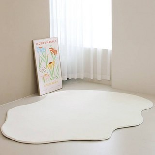 Buybeam Lainty記憶棉鵝卵石造型客廳地毯