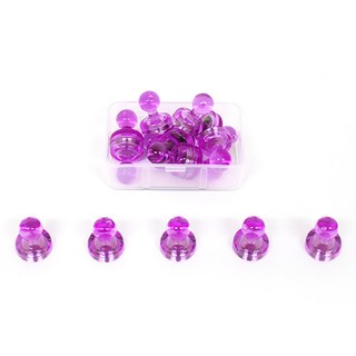 彩色西洋棋磁鐵夾 XS 10入, 紅紫色, 1個