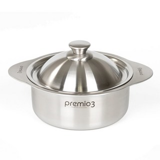 Kitchen Art Premio 全三層一體式IH感應雙耳鍋, 1個, 16cm, 不鏽鋼