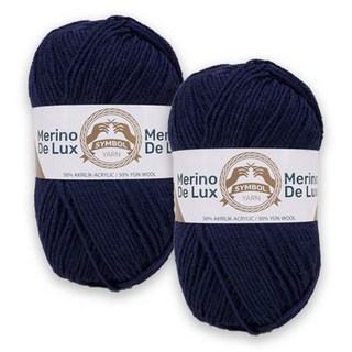 美利奴豪華毛線, 26海軍藍, 2個
