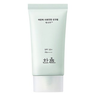 HANYUL 韓律 艾草嫩芽保濕鎮靜防曬乳 SPF50+ PA++++, 1條, 50ml
