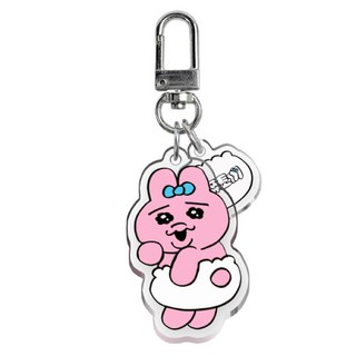 潘楚兔體型壓克力鑰匙圈, 害羞Opanchu Usagi, 1個