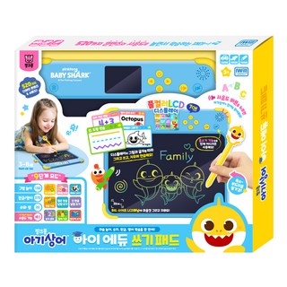 pinkfong 碰碰狐 兒童款鯊魚寶寶兒童教育書寫本, 混合顏色