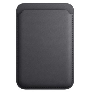 FUTUROLAB iPhone MagSafe 相容斜紋磁吸卡夾, 1個, 黑色