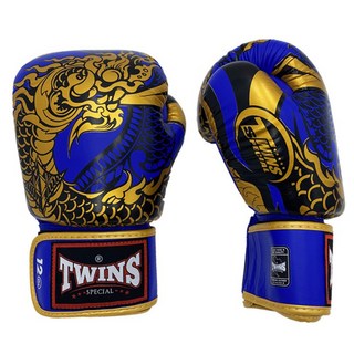 Twins 拳擊手套 FBGVL3-52, 金色 + 藍色