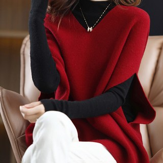 ATTERLIC 女款優雅寬鬆V領針織背心 03210