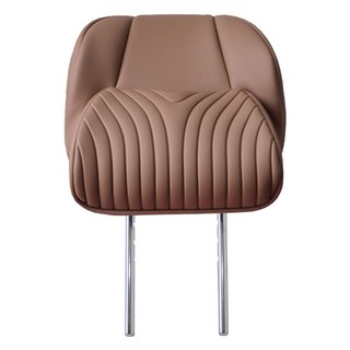 ezes All New Santa Fe 專用翼展式桶型頭枕車用頸枕, 1個, 靛藍棕色