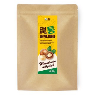 Royal Food 帶殼原粒夏威夷豆, 380克, 1個