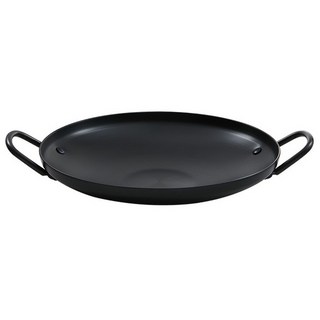 硬質雙耳部隊鍋, 黑色, 26cm, 1個