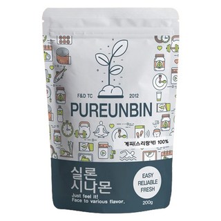 PUREUNBIN 錫蘭肉桂 桂皮粉, 1個, 200g