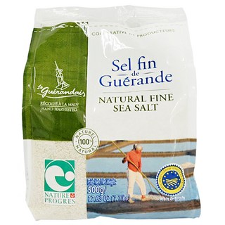 Le guerandais 給宏得 土板天日鹽 細鹽 袋裝, 1個, 500g