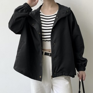 PEONIST 女款 R 休閒短版軍裝外套