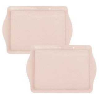 彩色派對托盤, 粉紅色, 2個