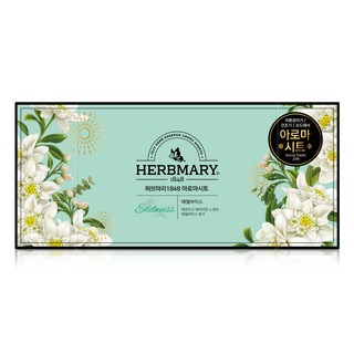 Herbmary 1848 香氛衣物柔軟紙 雪絨花 正裝, 1個, 20入
