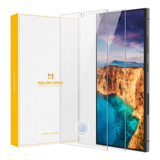 MOLAN CANO Flash 鋼化玻璃螢幕保護貼 2片, 1套