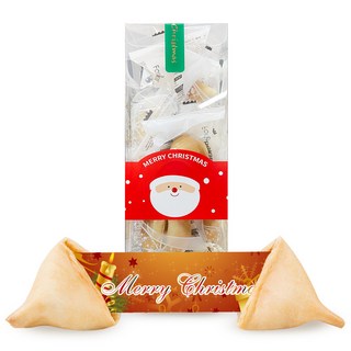 幸運餅乾 快樂聖誕老人款 10個入, 50g, 1個