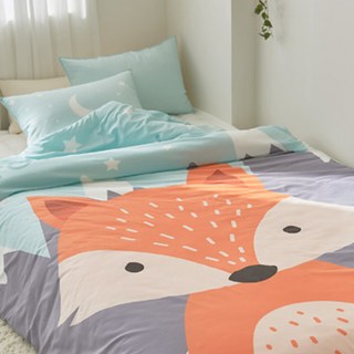 롤베이비 아동용 밤부 베개 솜포함, 아기여우