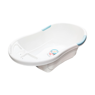 PUKU 藍色企鵝 雙色浴盆, 水藍色, 1個