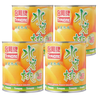 台鳳 水蜜桃 Choice Grade Peach Halves, 820g, 4罐
