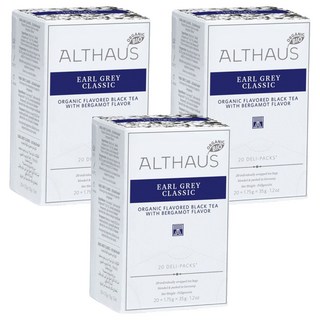 ALTHAUS 經典伯爵茶茶包, 1.75g, 20包, 3盒