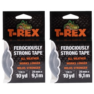 美國 T-REX 超強力防水全天候萬用膠帶 25mm x 9.1m, 2個