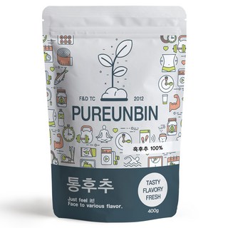 PUREUNBIN 原粒黑胡椒, 400g, 1個