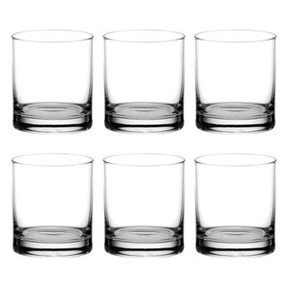 홈카페 투명 언더락 유리컵 300ml b00411, 6개